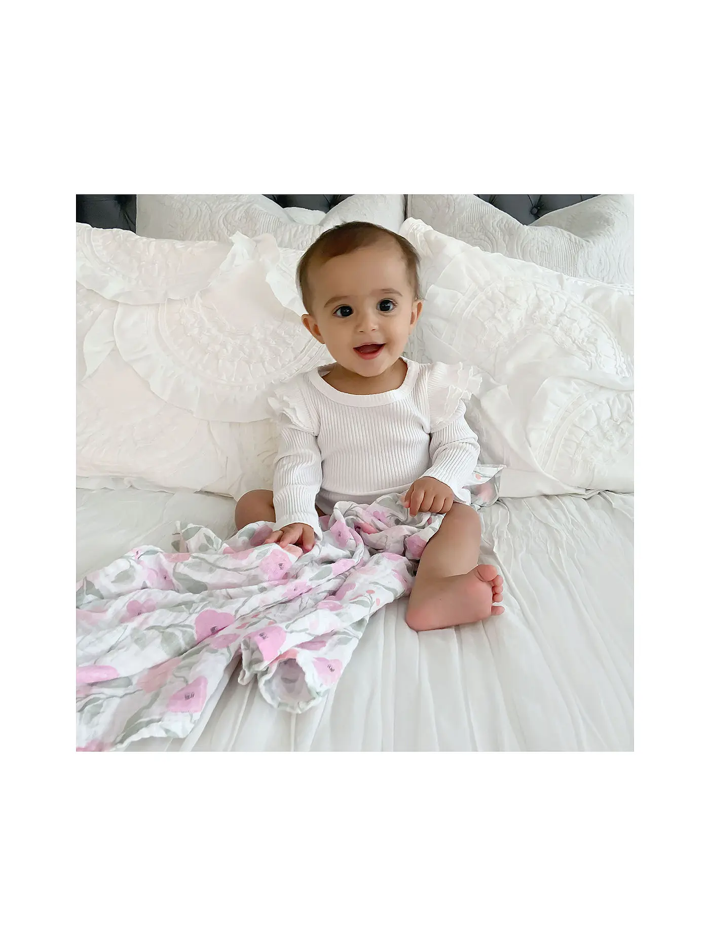 ADEN + ANAIS | Mulltuch 3er Pkg Musy Rising Star | weiss
